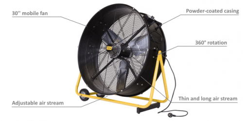 Ventilator axial mobil MASTER DF 30P