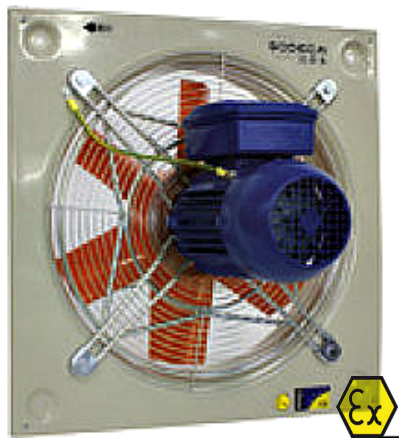 Ventilator axial antiex SODECA HC-25-2T/H/ATEX EEx-e
