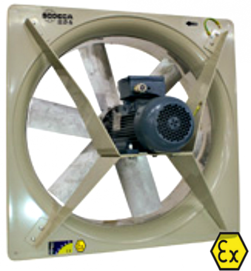 Ventilator axial antiex SODECA HC-80-4T/H/ATEX Ex-e