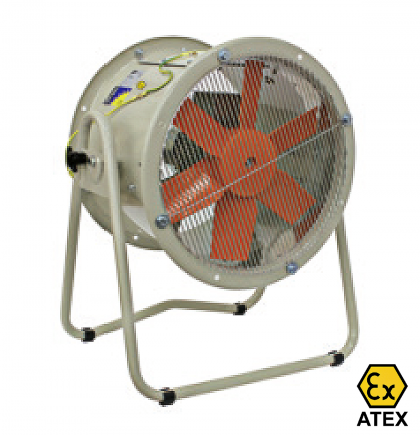 Ventilator axial mobil antiex SODECA HTM-63-4T/ATEX Ex-e