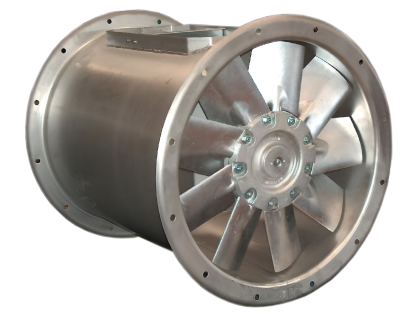 Ventilator axial bifurcat, din otel inoxidabil.