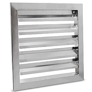 Grila externa, 300 x 300 mm, din otel inoxidabil