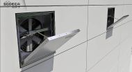 Ventilator axial desfumare SODECA THT/WALL-F-A-90-4T-7.5-F-400 IE3