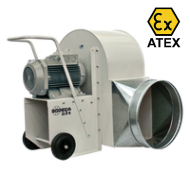 Ventilator centrifugal mobil SODECA PORT/ATEX-1135-2T-3/ExII2G Ex-db IIBT4 Gb